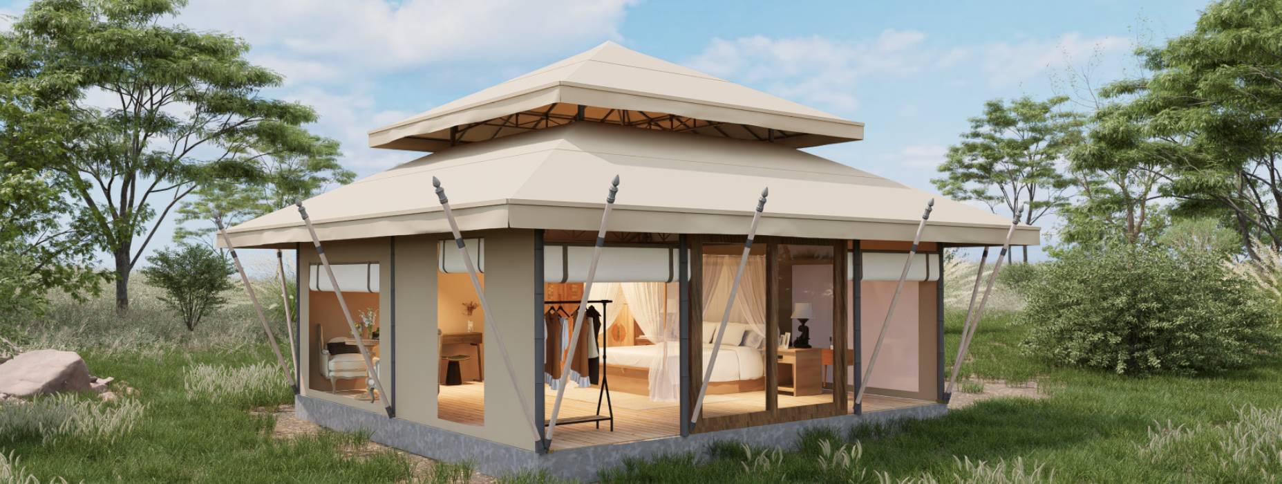 沙河口区户外野奢帐篷